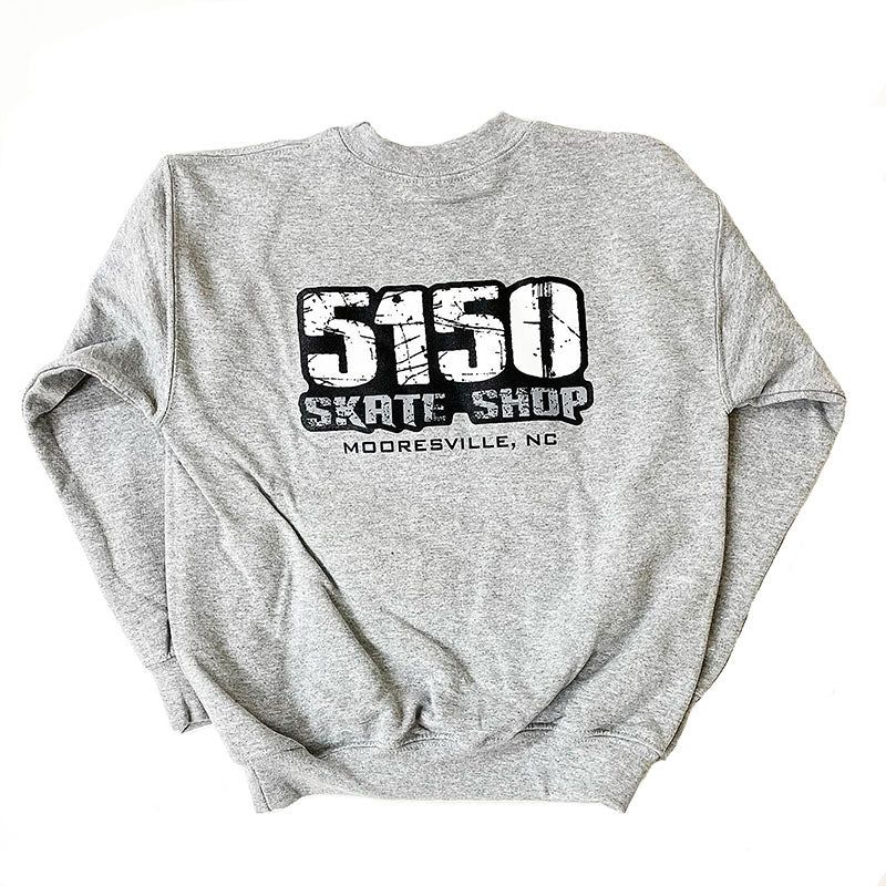 5150 Skate Shop Grey Youth Sweatshirts 5150 Skate Shop
