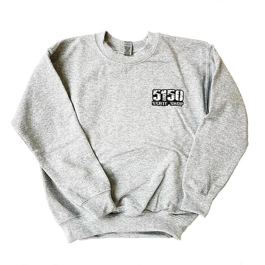 5150 Skate Shop Grey Youth Sweatshirts-5150 Skate Shop
