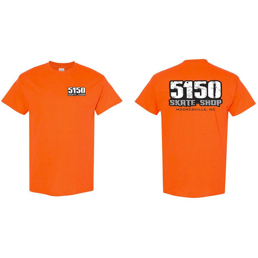 5150 Skate Shop Orange Youth T-Shirts - 5150 Skate Shop