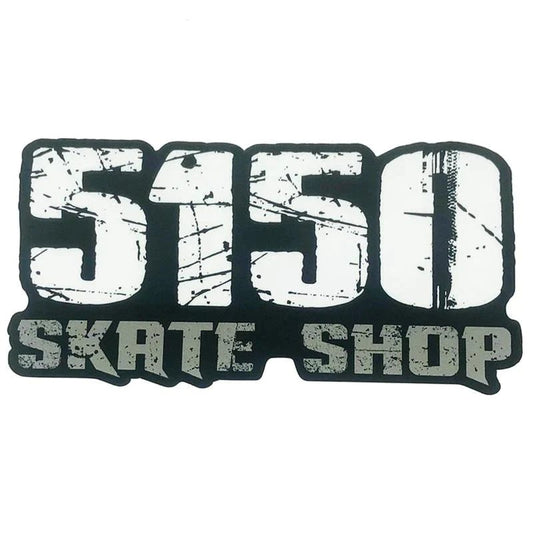 5150 Skate Shop Sticker 4” x 2" Small-5150 Skate Shop