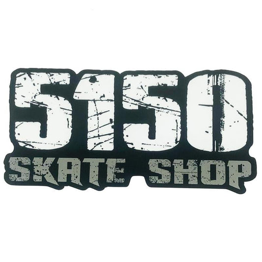 5150 Skate Shop Sticker 8” x 4" Large - 5150 Skate Shop