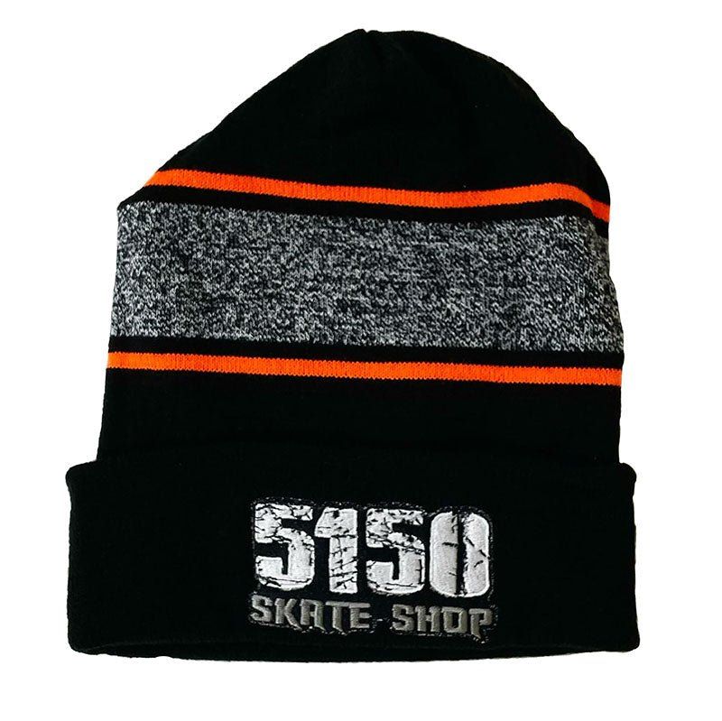 5150 Skate Shop Striped Collar Beanies 5150 Skate Shop