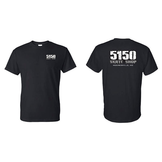 5150 Skate Shop Team Black T-Shirts - 5150 Skate Shop