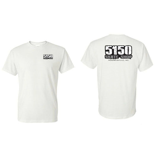 5150 Skate Shop Team White T-Shirts 5150 Skate Shop