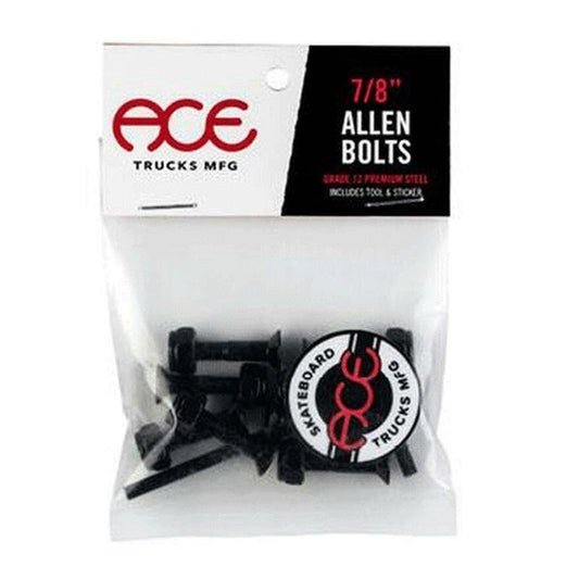 ACE 7/8" Allen Bolts Black Hardware - 5150 Skate Shop