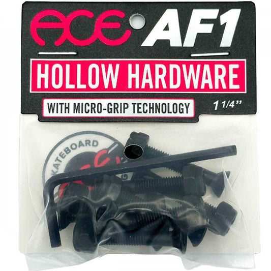 ACE Trucks 1-1/4" Allen Hollow Black Skateboard Hardware-5150 Skate Shop