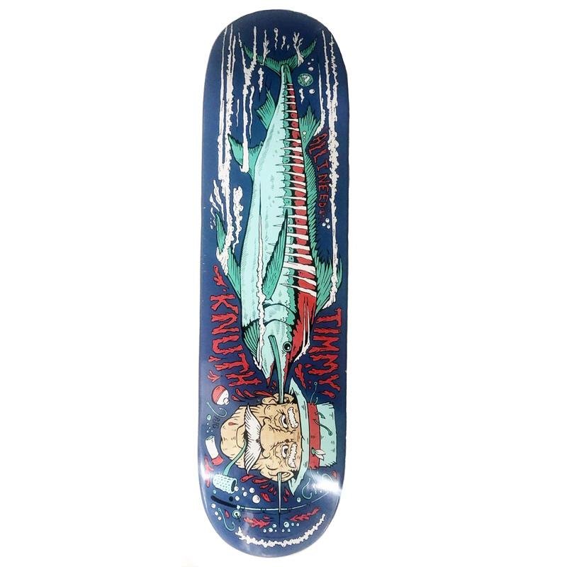 All-I-Need 8.25” Timmy Knuth Swordfish Skateboard Deck - 5150 Skate Shop