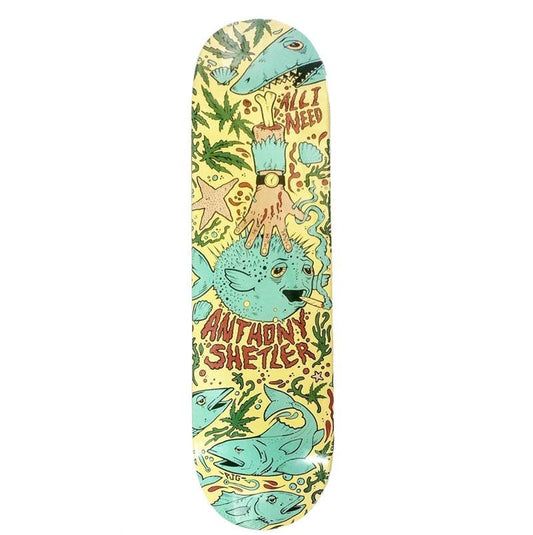 All-I-Need 8.3” Shetler Pufferfish Skateboard Deck-5150 Skate Shop