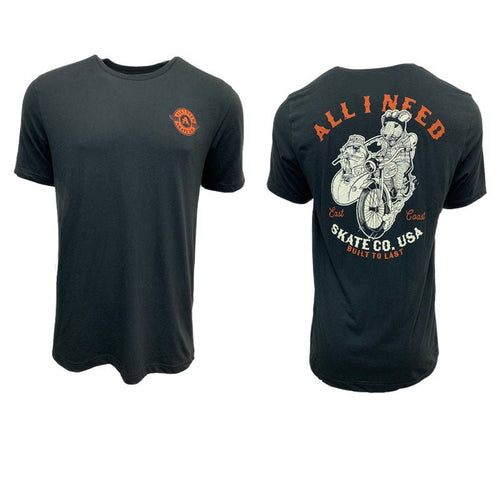 All-I-Need Skateboard Built To Last T-Shirts-5150 Skate Shop