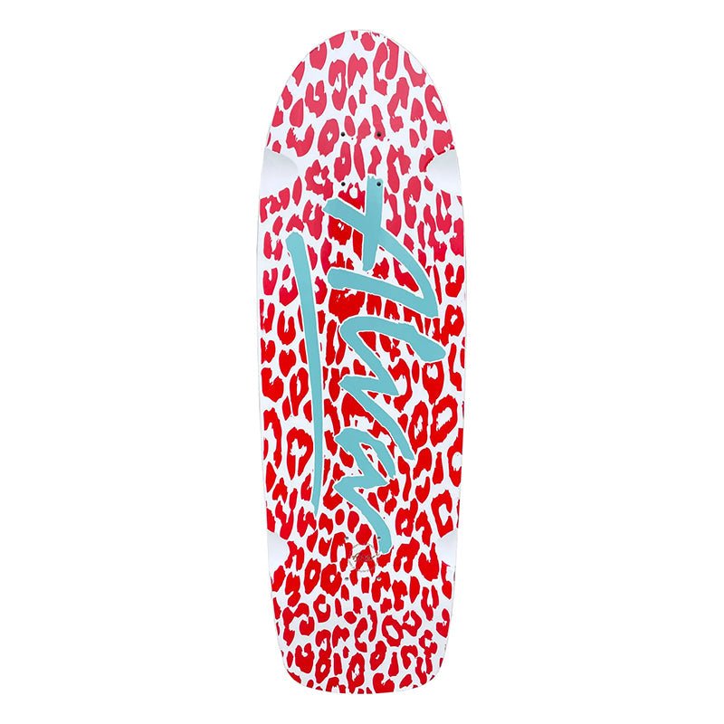 Alva 10" x 33" Leopard Re-Issue Red/White Skateboard Deck - 5150 Skate Shop