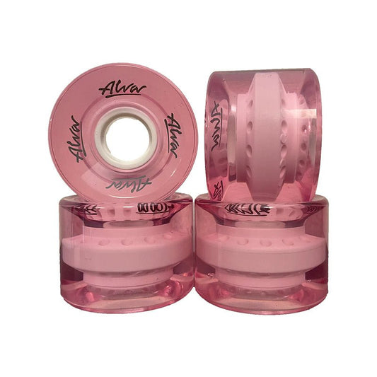 Alva 60mm x 44mm Champagne Pink Cruiser Skateboard Wheels 4pk-5150 Skate Shop