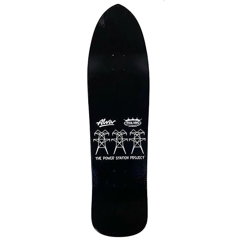 Alva 9.25" x 33.25" Black/Yellow Groholski Guest Skateboard Deck (Warped) 5150 Skate Shop