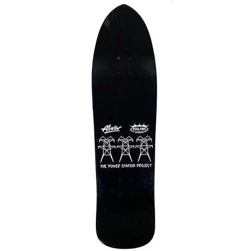 Alva 9.25" x 33.25" Black/White Groholski Guest Skateboard Deck-5150 Skate Shop