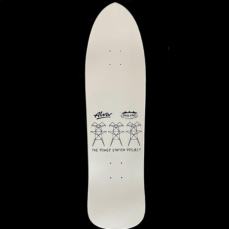 Alva 9.25" x 33.25" White/Black Red Groholski Guest Skateboard Deck-5150 Skate Shop