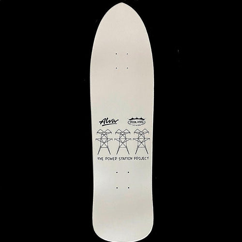 Alva 9.25" x 33.25" White/Black Red Groholski Guest Skateboard Deck-5150 Skate Shop