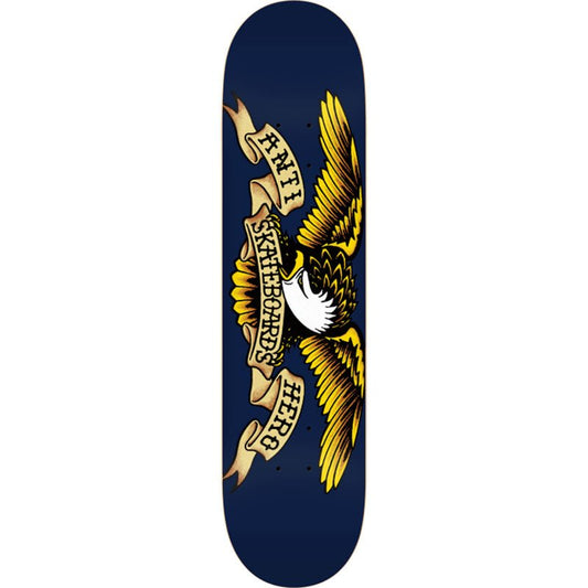 Anti-Hero 8.5" x 31.8" Classic Navy Blue Eagle Skateboard Deck - 5150 Skate Shop