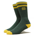 Anti-Hero Skateboards Black Hero Outline Green/Yellow Men's Socks-5150 Skate Shop