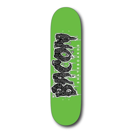 Bacon 8.38" Skam Green Logo Skateboard Deck - 5150 Skate Shop