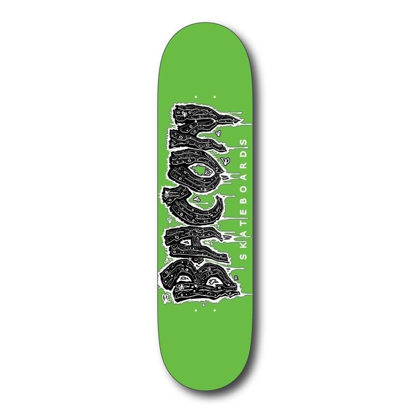 Bacon 8.38" Skam Green Logo Skateboard Deck-5150 Skate Shop