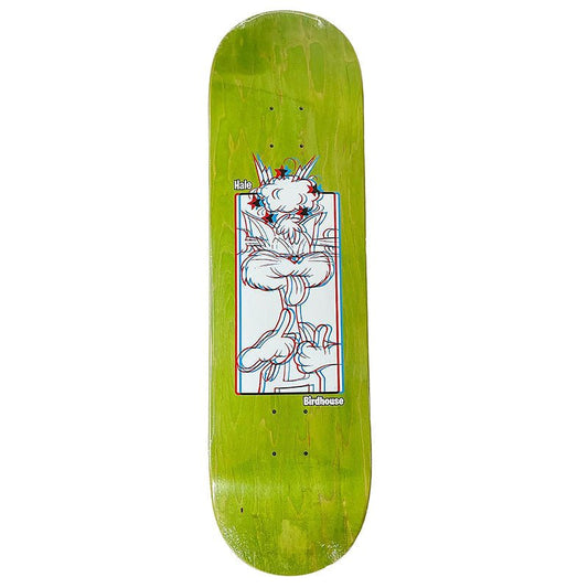 Birdhouse 8.75" Hale 3D Animals Green Stain Skateboard Deck - 5150 Skate Shop