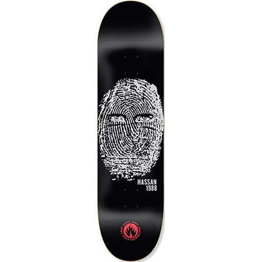 Black Label 8.38" Omar Hassan Thumbprint Skateboard Deck - 5150 Skate Shop
