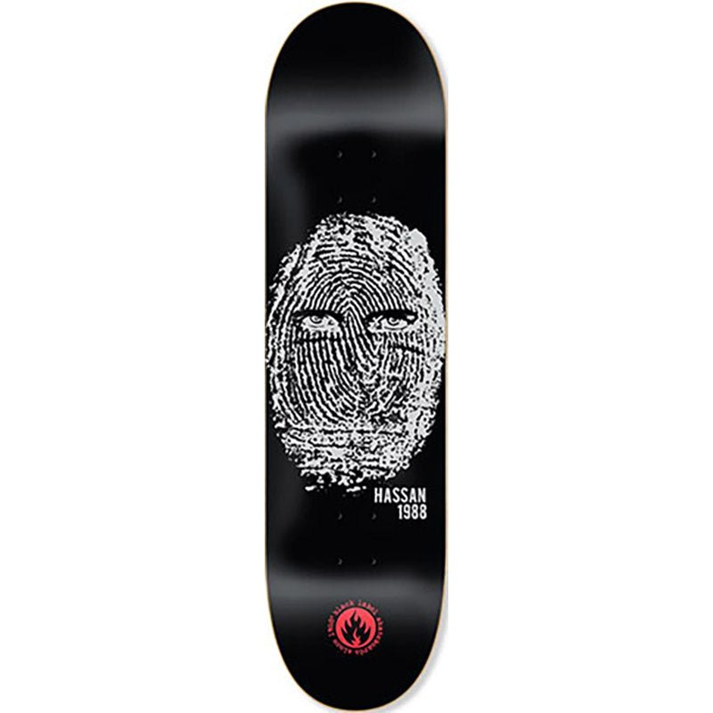 Black Label 8.38" Omar Hassan Thumbprint Skateboard Deck-5150 Skate Shop