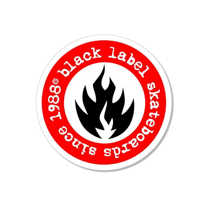 Black Label "SINCE 88" Red Sticker-5150 Skate Shop
