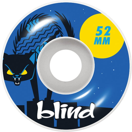 Blind 52mm Nine Lives White/Blue Skateboard Wheels 4pk-5150 Skate Shop