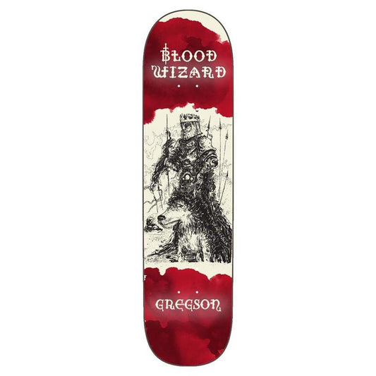 Blood Wizard 8.37” Gregson The Occult Knight Skateboard Deck - 5150 Skate Shop