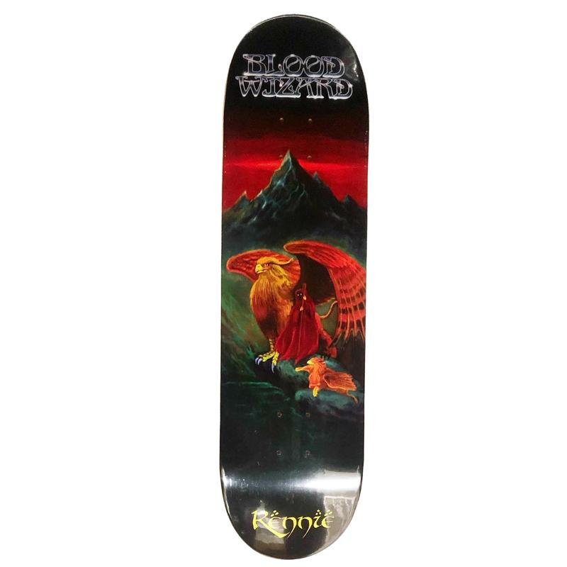 Blood Wizard 8.37”x 31.5” Rennie Gryphon Warrior Skateboard Deck - 5150 Skate Shop
