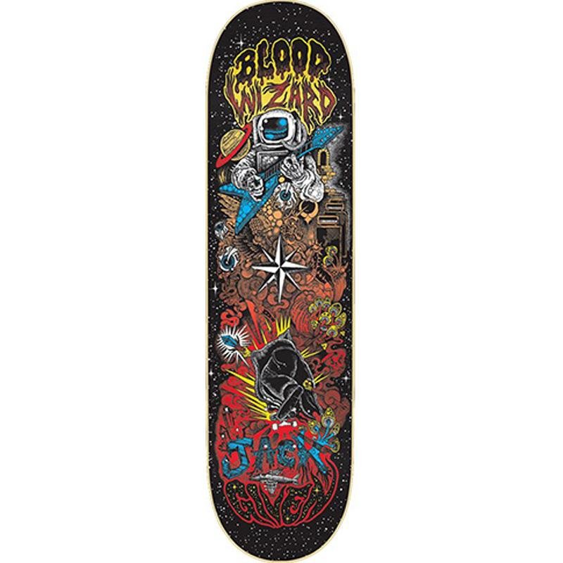 Blood Wizard 8.5" Given Space Riff Skateboard Deck-5150 Skate Shop