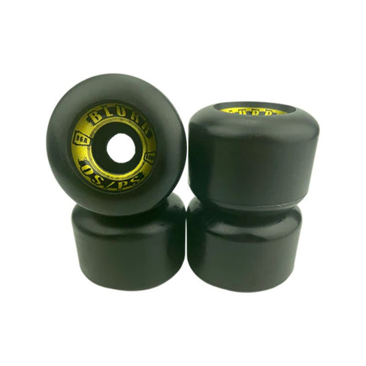 Blurr 60mm 96a Re-Issue Swirl Conical Black Skateboard Wheels 4pk - 5150 Skate Shop