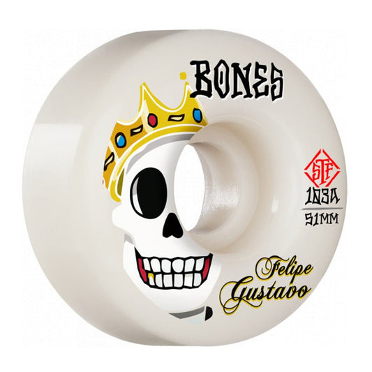 Bones 51mm 103a Gustavo Notorious V1 Standard Skateboard Wheels 4pk - 5150 Skate Shop