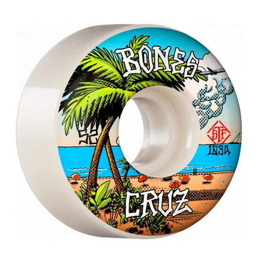 Bones 52mm 103a PRO STF Cruz Buena Vida V2 Locks Skateboard Wheels 4pk - 5150 Skate Shop