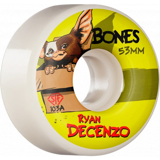 Bones 53mm 103a Decenzo Gizzmo V2 Locks Skateboard Wheels 4pk - 5150 Skate Shop