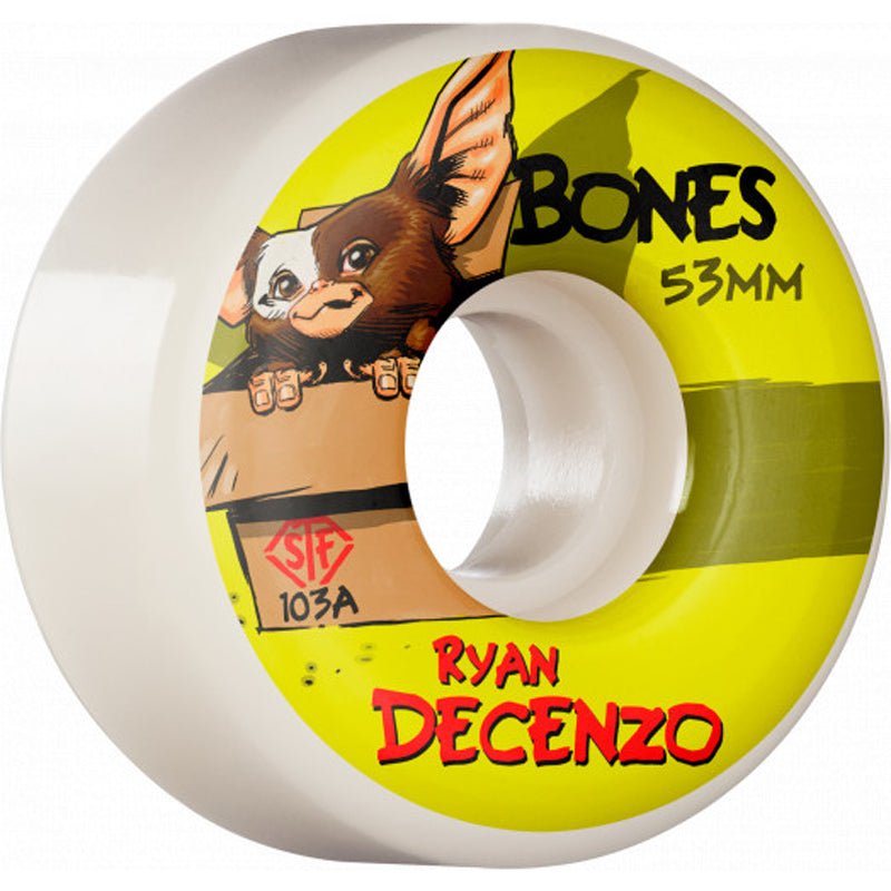Bones 53mm 103a Decenzo Gizzmo V2 Locks Skateboard Wheels 4pk-5150 Skate Shop