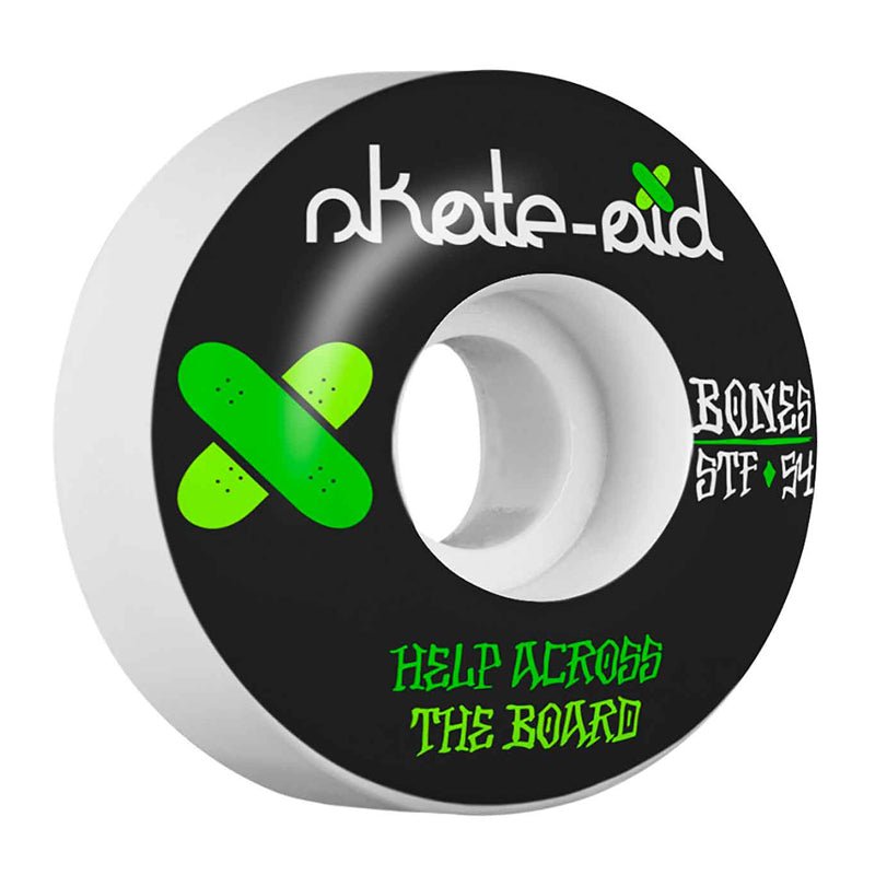 Bones 54mm 103a Skate-Aid 2 Street Tech Formula V1 Skateboard Wheels 4pk-5150 Skate Shop