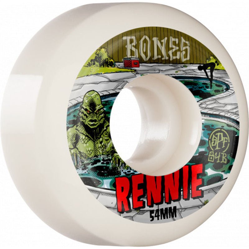 Bones 54mm 84b PRO SPF Rennie Pool Lagoon P5 Sidecut Skateboard Wheels 4pk - 5150 Skate Shop