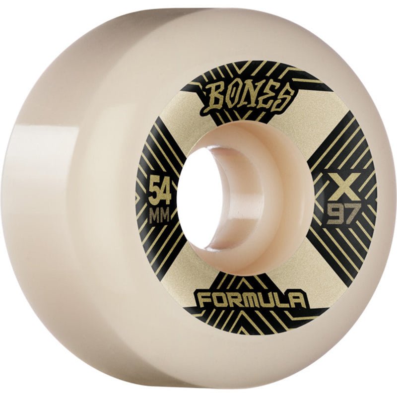 Bones 54mm 97a X-Formula BONES Xcell V6 Wide-Cut Skateboard Wheels 4pk - 5150 Skate Shop