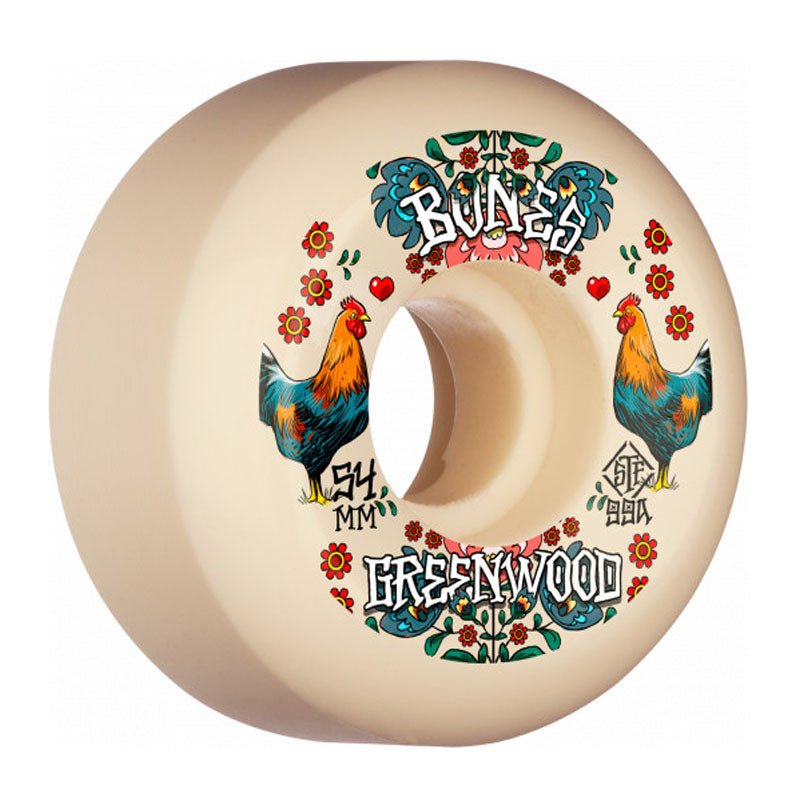 Bones 54mm 99a Greenwood Découpe V5 Sidecut Skateboard Wheels 4pk-5150 Skate Shop