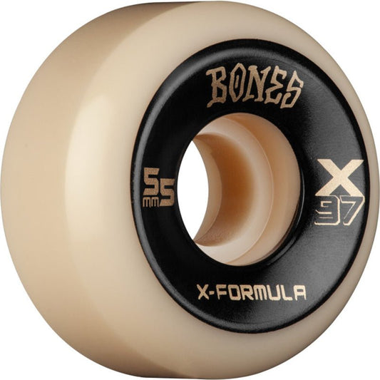 Bones 55mm 97a X-Formula X-Ninety-Seven V5 Sidecut Skateboard Wheels 4pk - 5150 Skate Shop