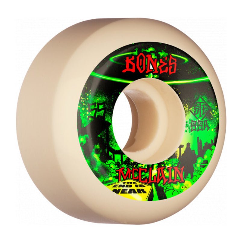 Bones 55mm 99a McClain Apocalypse V5 Sidecut Skateboard Wheels 4pk-5150 Skate Shop