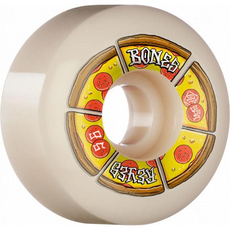 Bones 56mm 99a Reyes Pipin Hot V6 Wide-Cut Skateboard Wheels 4pk 5150 Skate Shop