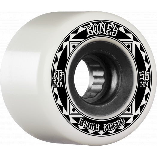 Bones 59mm 80a ATF Rough Rider Runners White Skateboard Wheels 4pk-5150 Skate Shop