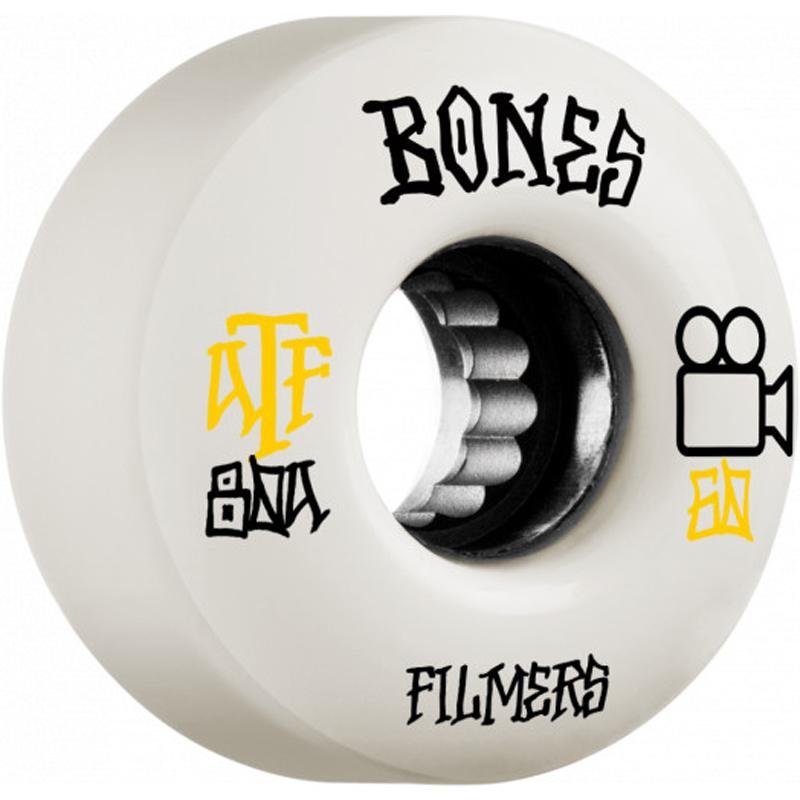 Bones 60mm 80a ATF Filmers Skateboard Wheels 4pk - 5150 Skate Shop