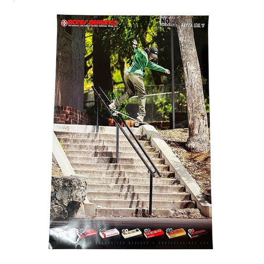Bones Bearings 24" x 36" Rayssa Leal Back Lip Poster 5150 Skate Shop