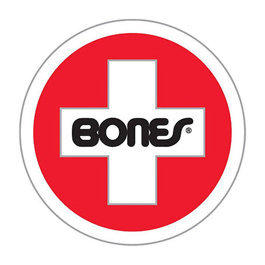 Bones® Bearings Swiss Round Sticker (Single) - 5150 Skate Shop