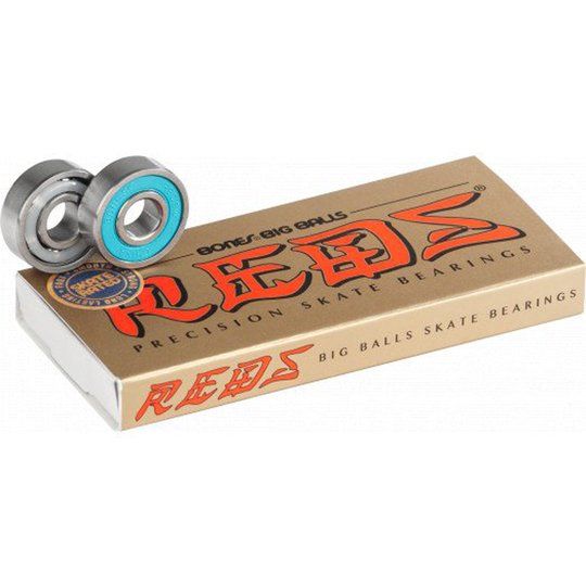 Bones BIG BALLS Reds Skateboard Bearings (8 Pack) 5150 Skate Shop