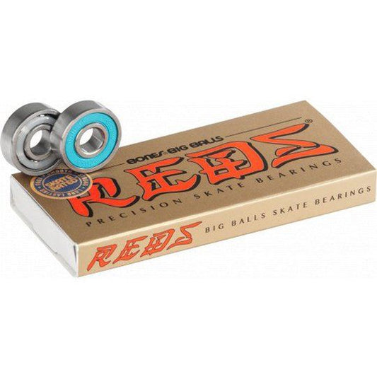 Bones BIG BALLS Reds Skateboard Bearings (8 Pack) 5150 Skate Shop