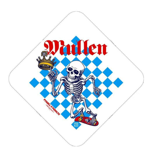 Bones Brigade® 4.375" x 4.375" Mullen Chess Skateboard Sticker 5150 Skate Shop